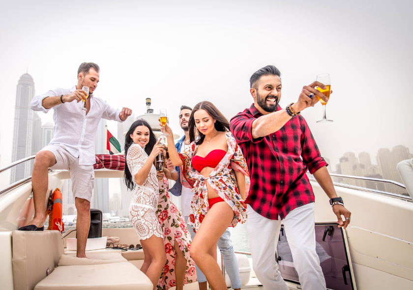 Luxury yacht in goa