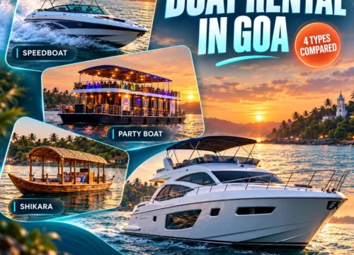 Boat Rental in Goa by Type: Speedboats, Party Boats, Shikaras & Yachts Compared